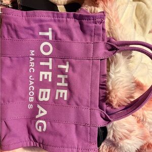 Marc Jacobs Vibrant Purple Tote Bag canvas material Brand New never used